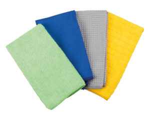 Set 4 panni assortiti in microfibra - 40x30 cm