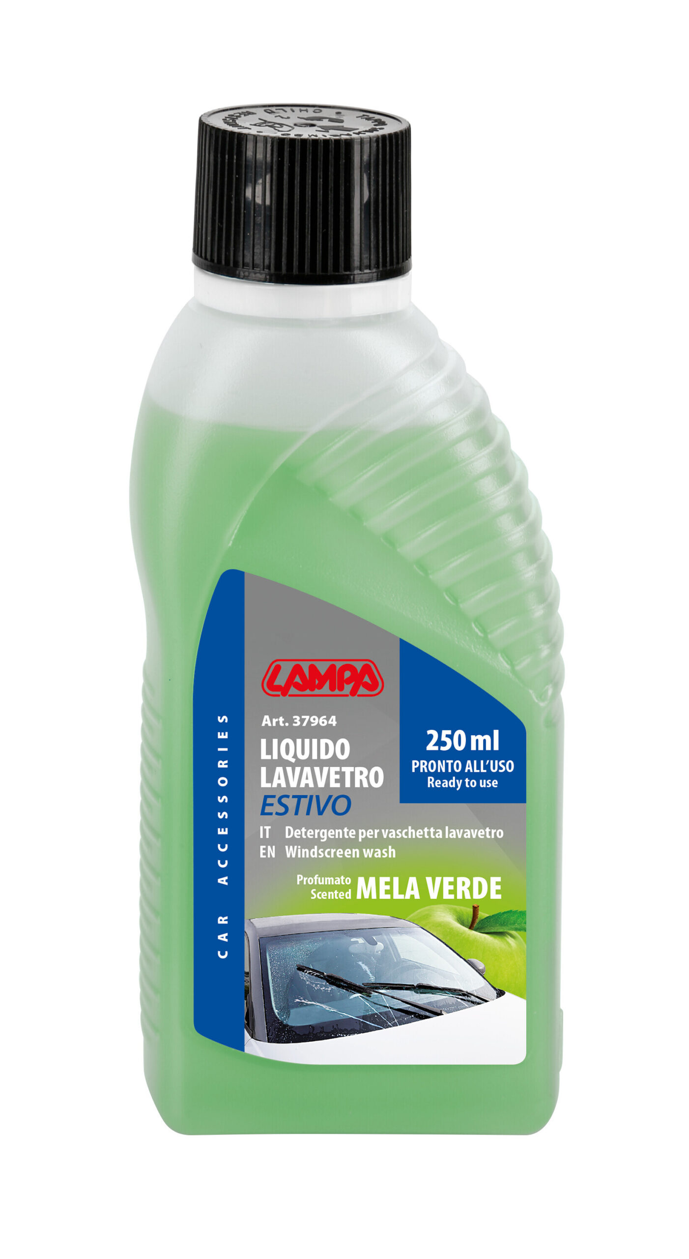 Liquido lavavetro estivo profumato, pronto all'uso - Mela Verde - 250 ml 1 Liquido lavavetro estivo profumato, pronto all'uso - Mela Verde - 250 ml