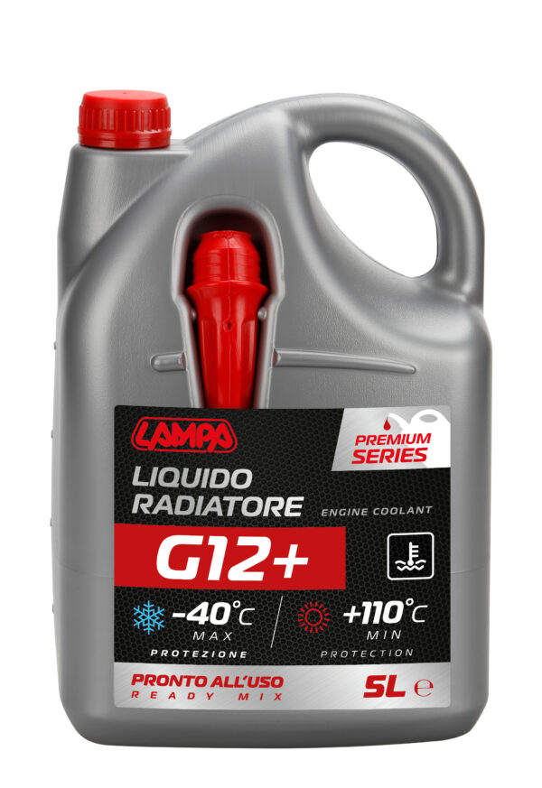 Premium Series Rosso G12+, liquido antigelo radiatore - (-40&deg;C / +110&deg;C) - 5 L