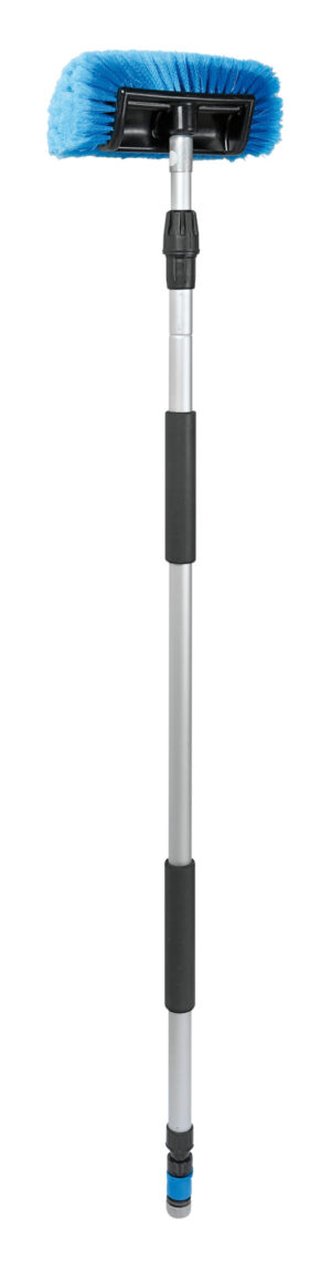 3D, set idrospazzola con manico telescopico, innesto a vite