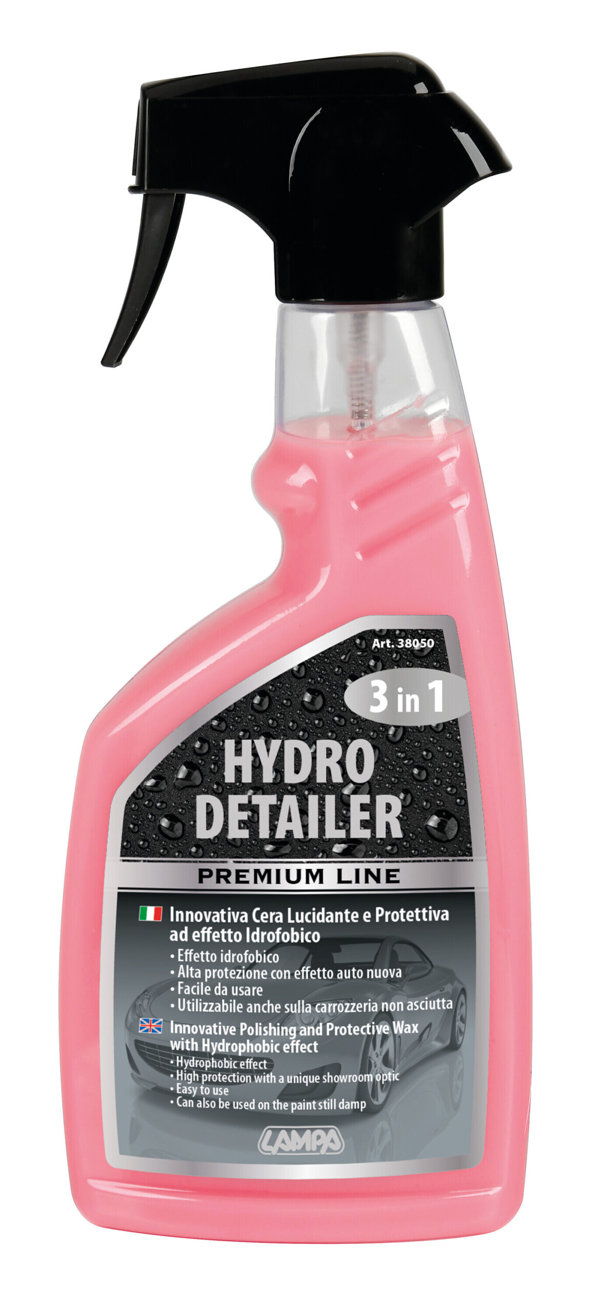 Hydro Detailer, innovativa cera lucidante e protettiva ad effetto idrofobico - 500 ml