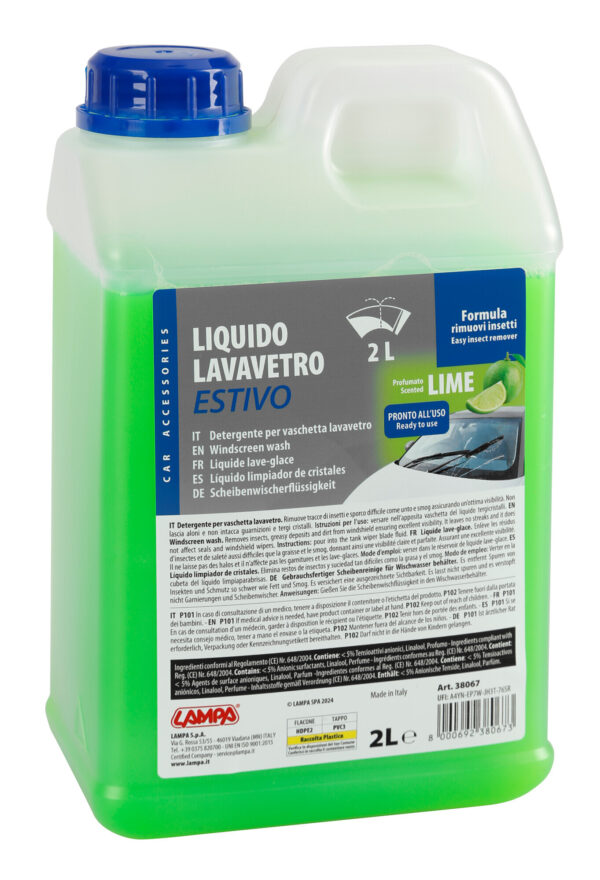 Liquido lavavetro estivo, pronto all'uso - 2000 ml