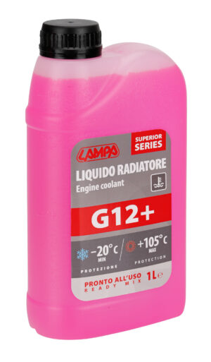 Superior-Rosso G12+, liquido antigelo radiatore - (-20&deg;C/+105&deg;C) - 1 L