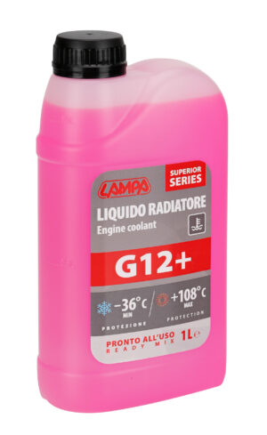 Superior-Rosso G12+, liquido antigelo radiatore - (-36&deg;C/+108&deg;C) - 1 L
