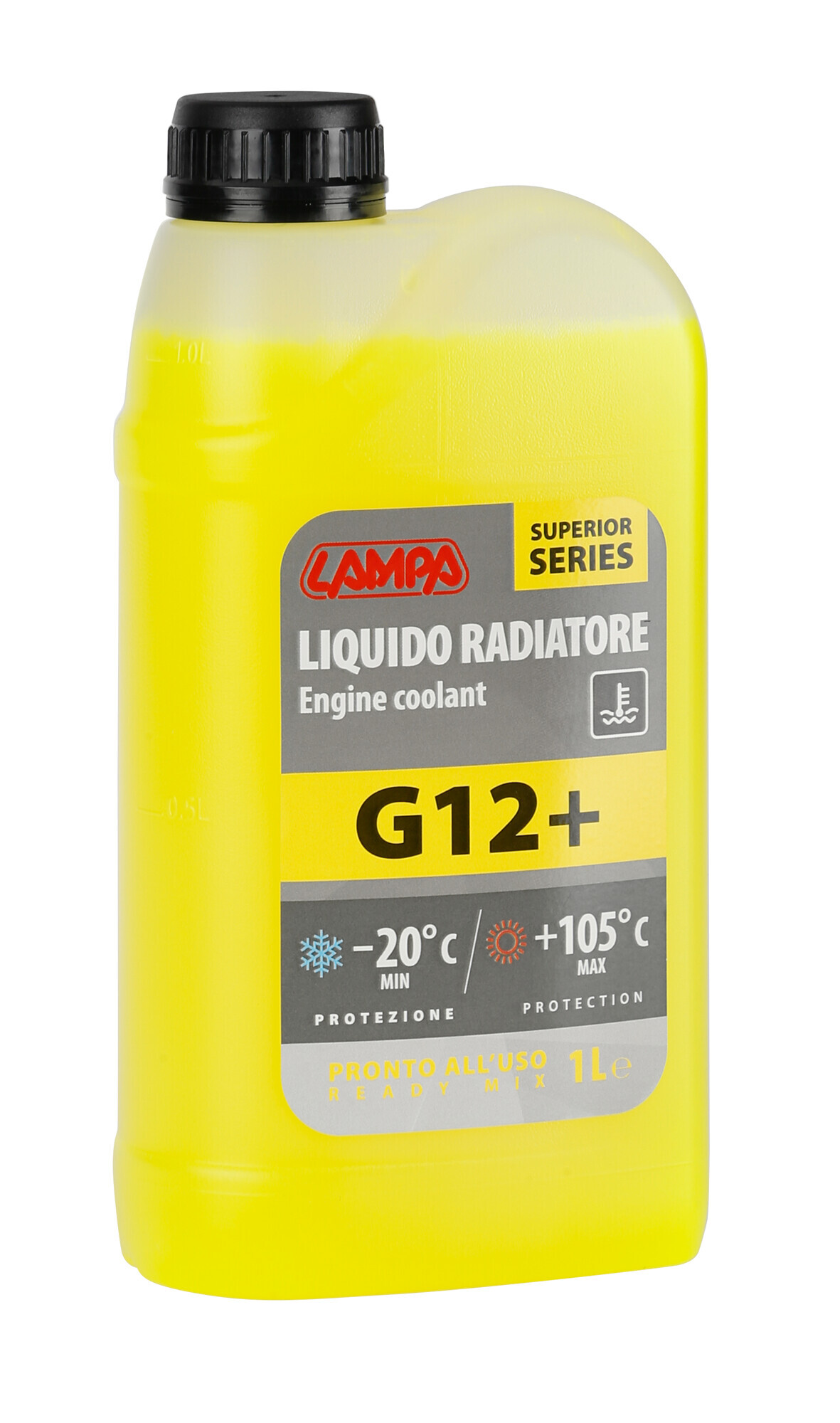 Superior-Giallo G12+, liquido antigelo radiatore - (-20°C/+105°C) - 1 L