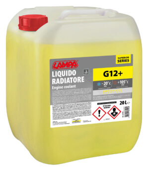 Superior-Giallo G12+, liquido antigelo radiatore - (-20°C/+105°C) - 20 L