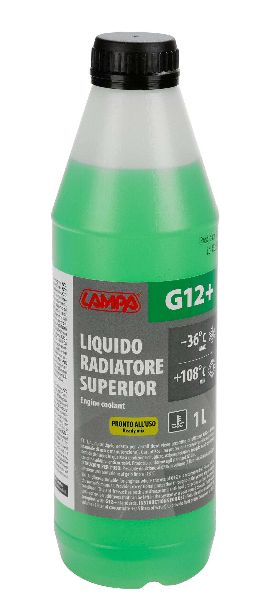Superior-Verde G12+, liquido antigelo radiatore - (-36°C/+108°C) - 1 L