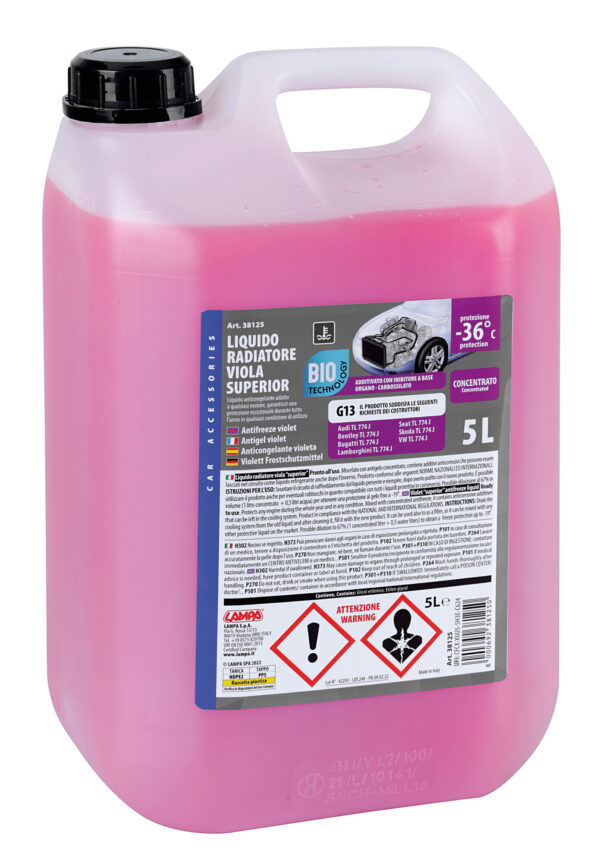Superior-Viola G13, liquido antigelo radiatore - (-36&deg;C/+108&deg;C) - 5 L