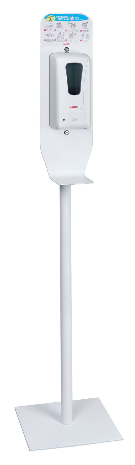 Dispenser automatico completo di piantana