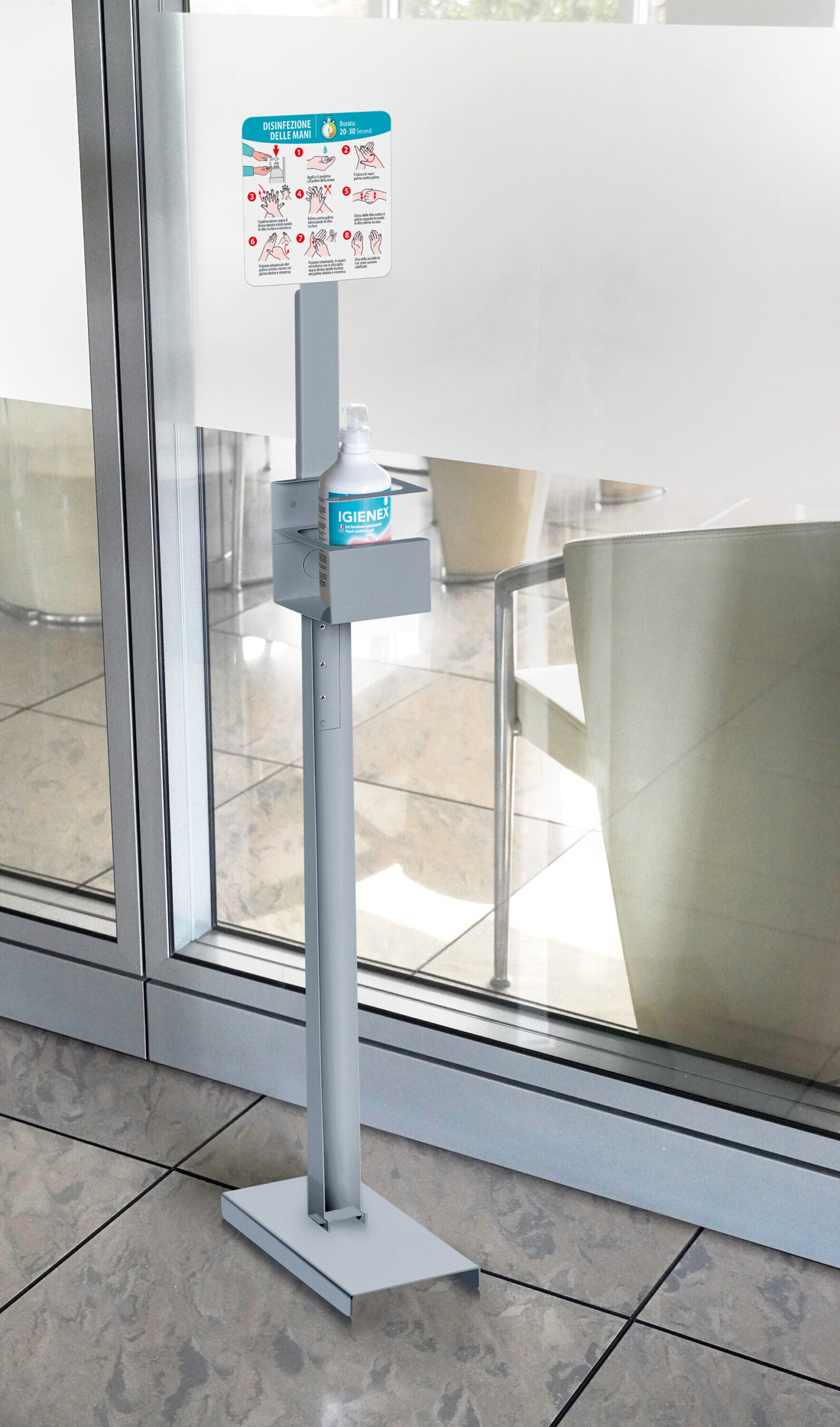 Igienex, piantana per barattolo Ø 80 mm max - immagine 2