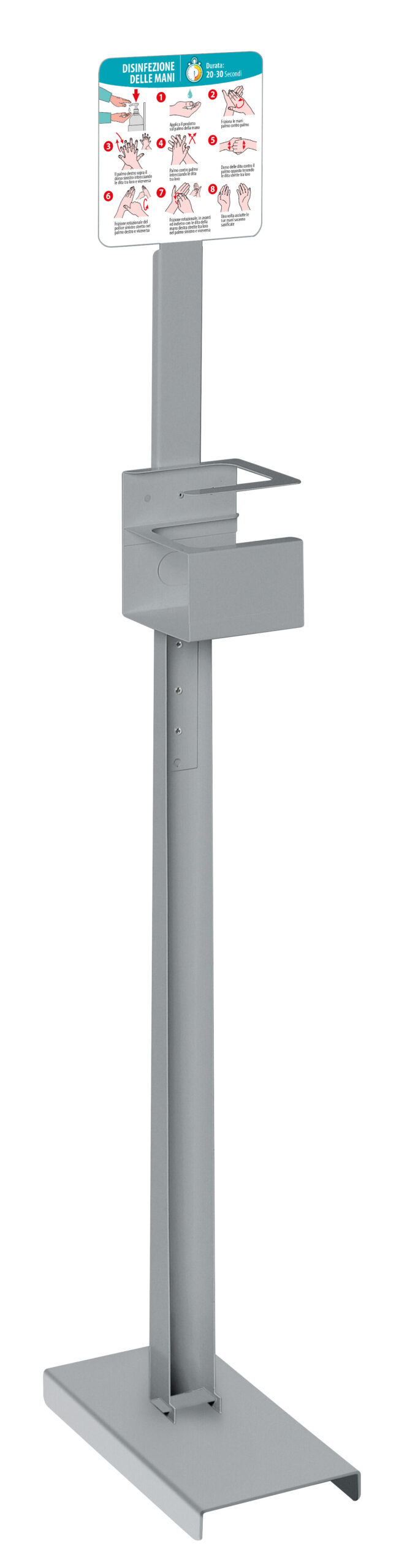 Igienex, piantana per barattolo Ø 80 mm max