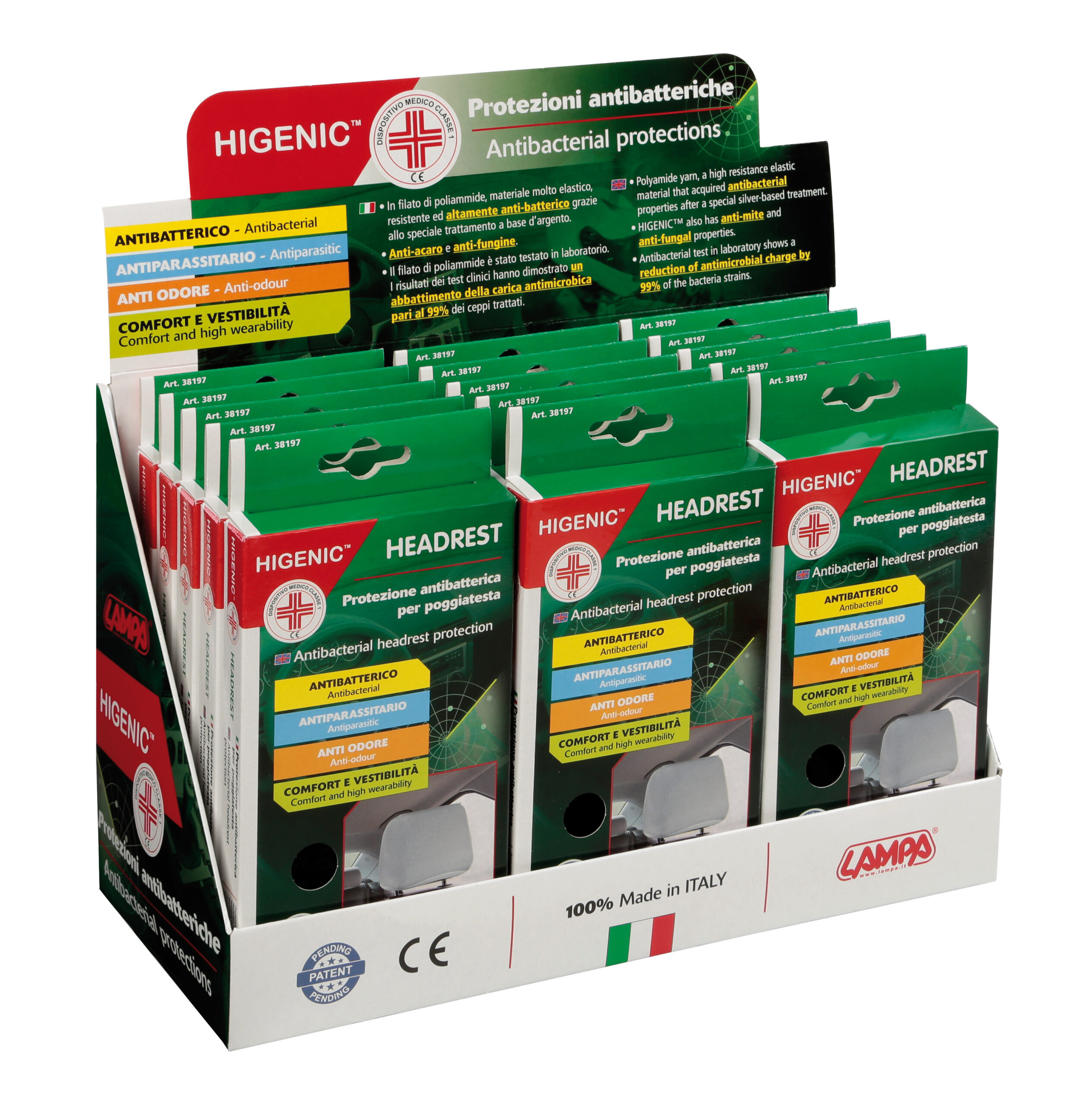 Higenic Headrest, protezione antibatterica per poggiatesta - immagine 5