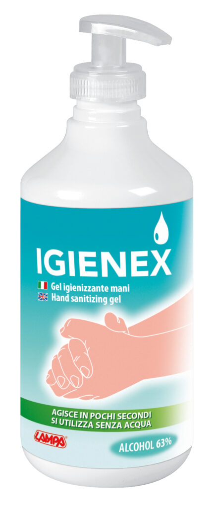 Igienex, gel igienizzante mani - 500 ml