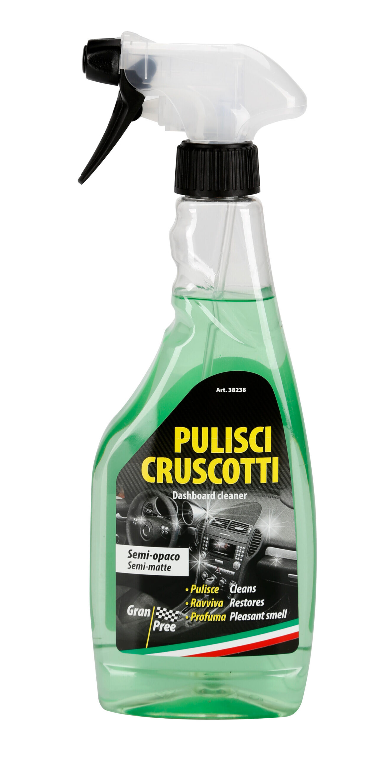 Gran Pree, pulisci cruscotti - 500 ml - Semi-opaco