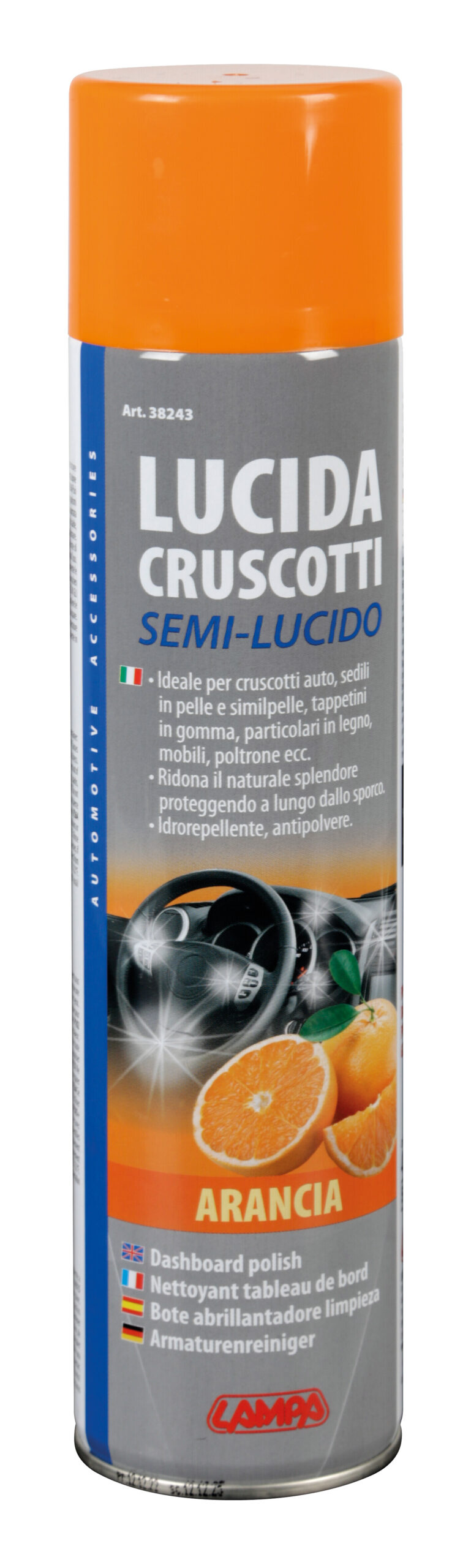 Lucida cruscotti semilucido - 400 ml - Arancia