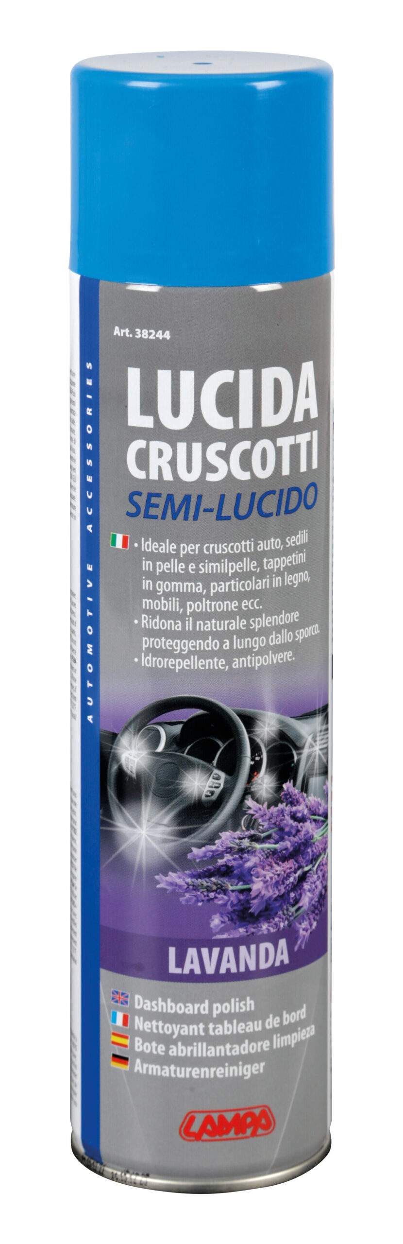 Lucida cruscotti semilucido - 400 ml - Lavanda