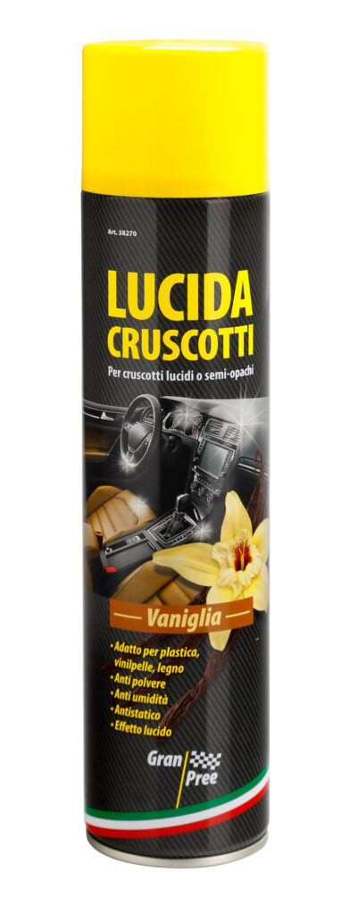 Gran Pree, lucida cruscotti - 600 ml - Vaniglia