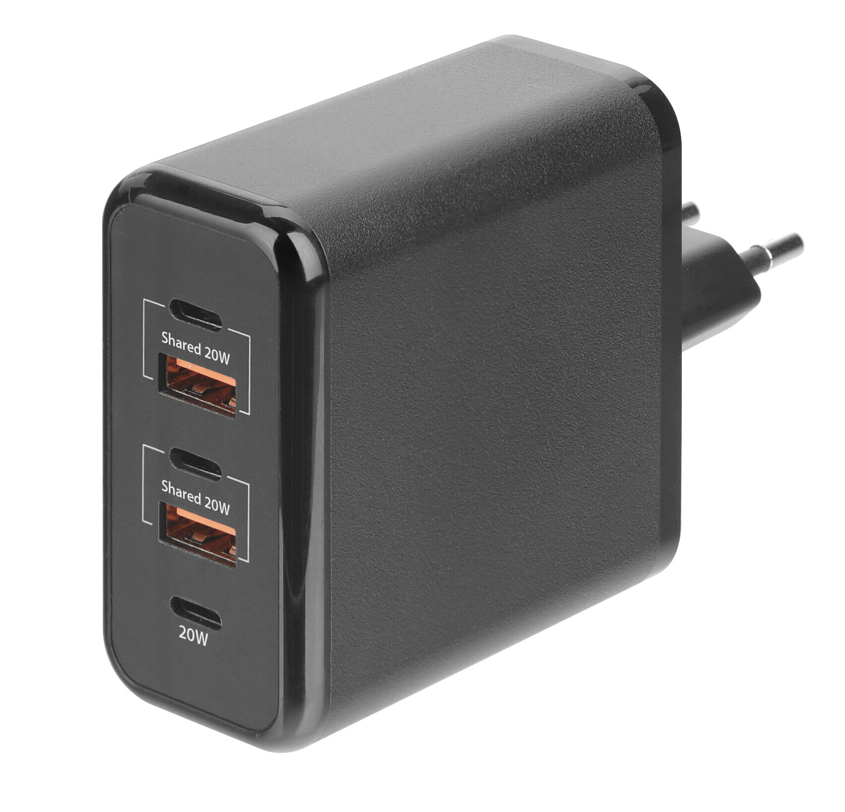 Multipower, caricabatteria da rete con 5 porte USB - PD / QC 3.0 - 60W - 100/230V