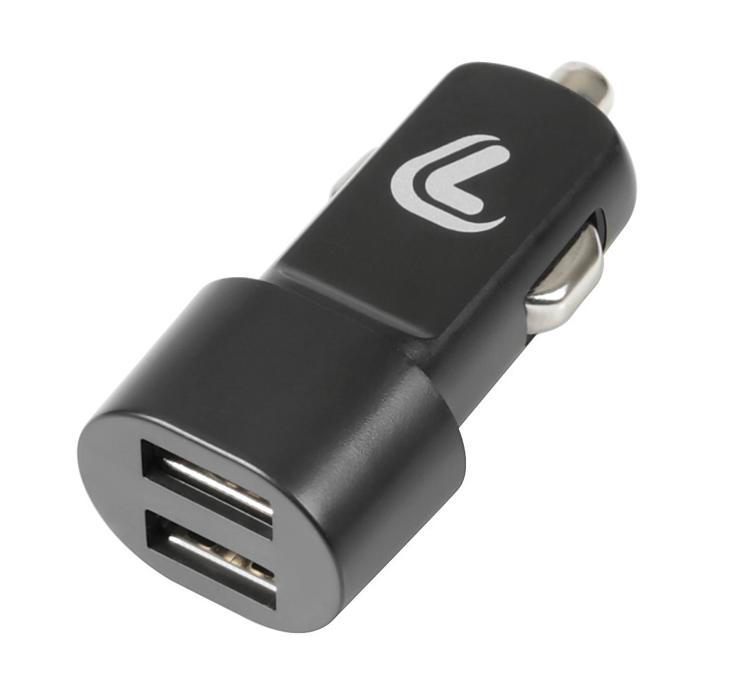 Linea Essentials, caricabatteria 2 porte Usb - 2100 mA - 12/24V - Confezione da 5 pezzi 1 Linea Essentials, caricabatteria 2 porte Usb - 2100 mA - 12/24V - Confezione da 5 pezzi