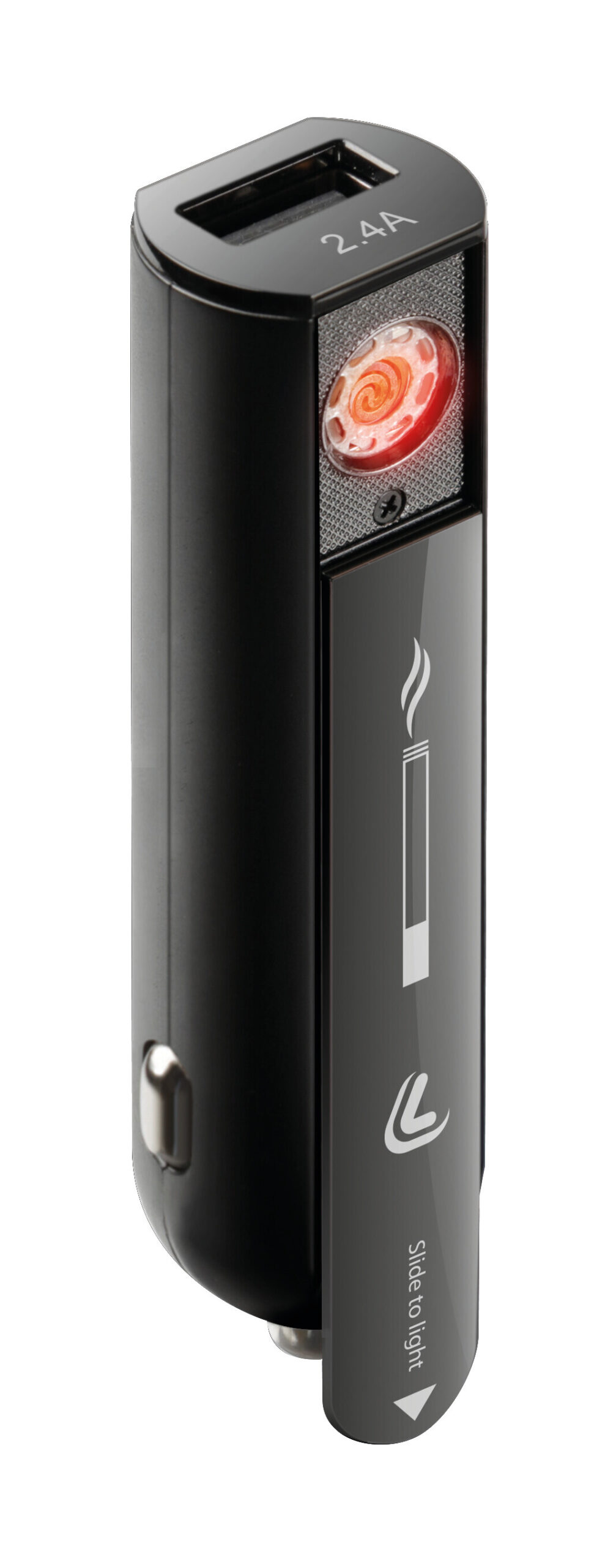 Plasma Usb, caricabatteria 1 porta Usb con accendino elettrico integrato - Fast Charge - 2100 mA - 12/24V - immagine 2