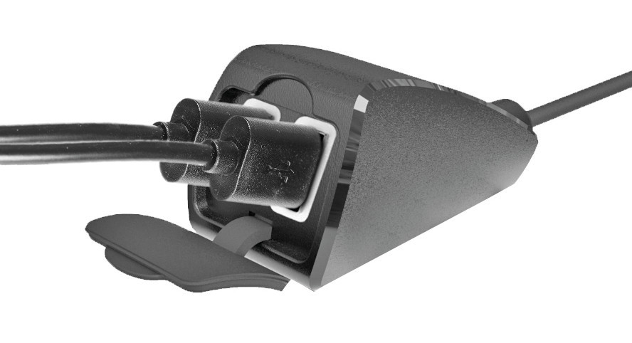 Usb-Fix Trek, doppio caricatore usb resistente all’acqua, fissaggio a manubrio - Ultra Fast Charge - 5400 mA - 12/24V - immagine 5