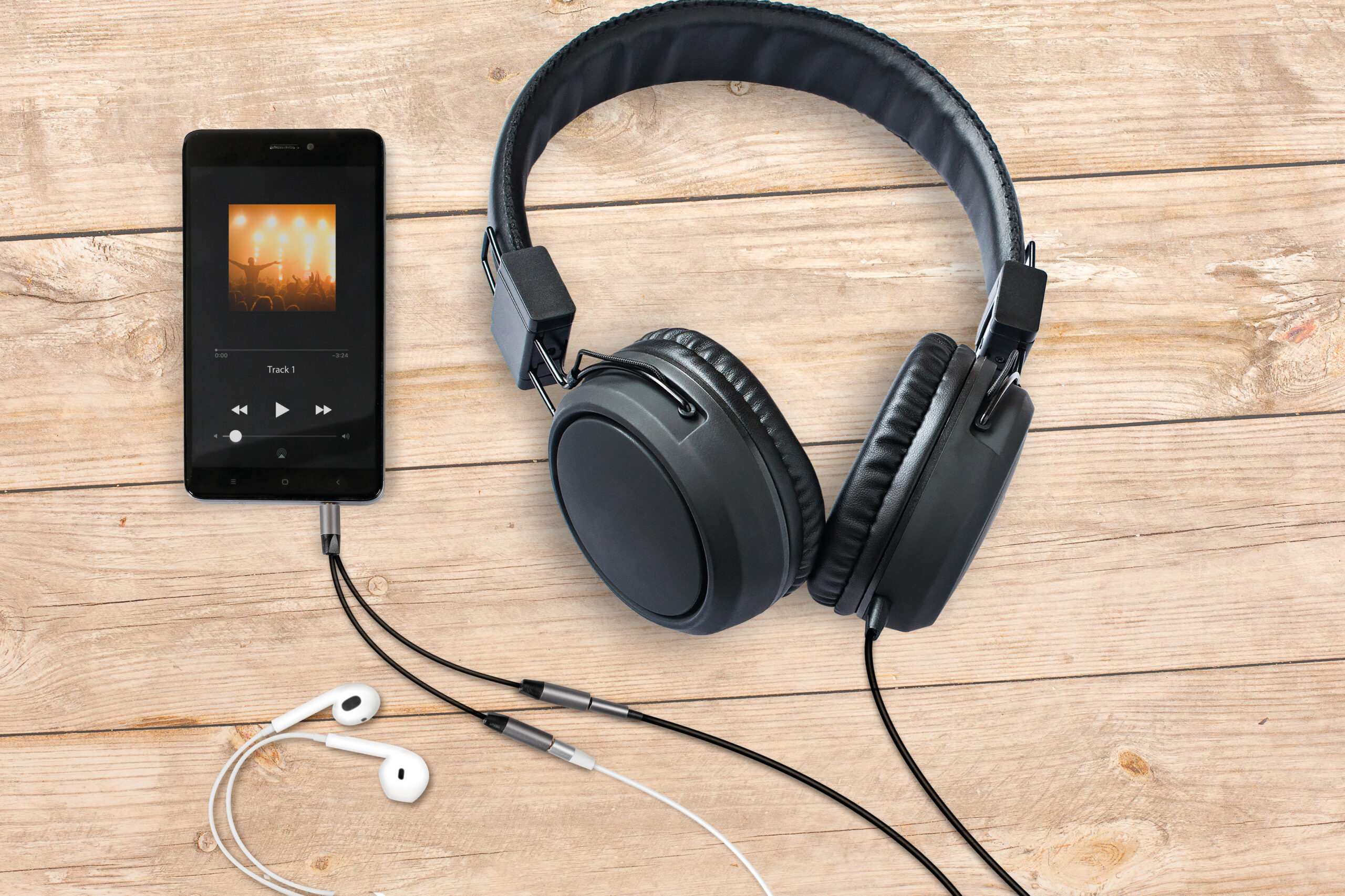 Cavo AUX sdoppiatore - 10 cm - immagine 3