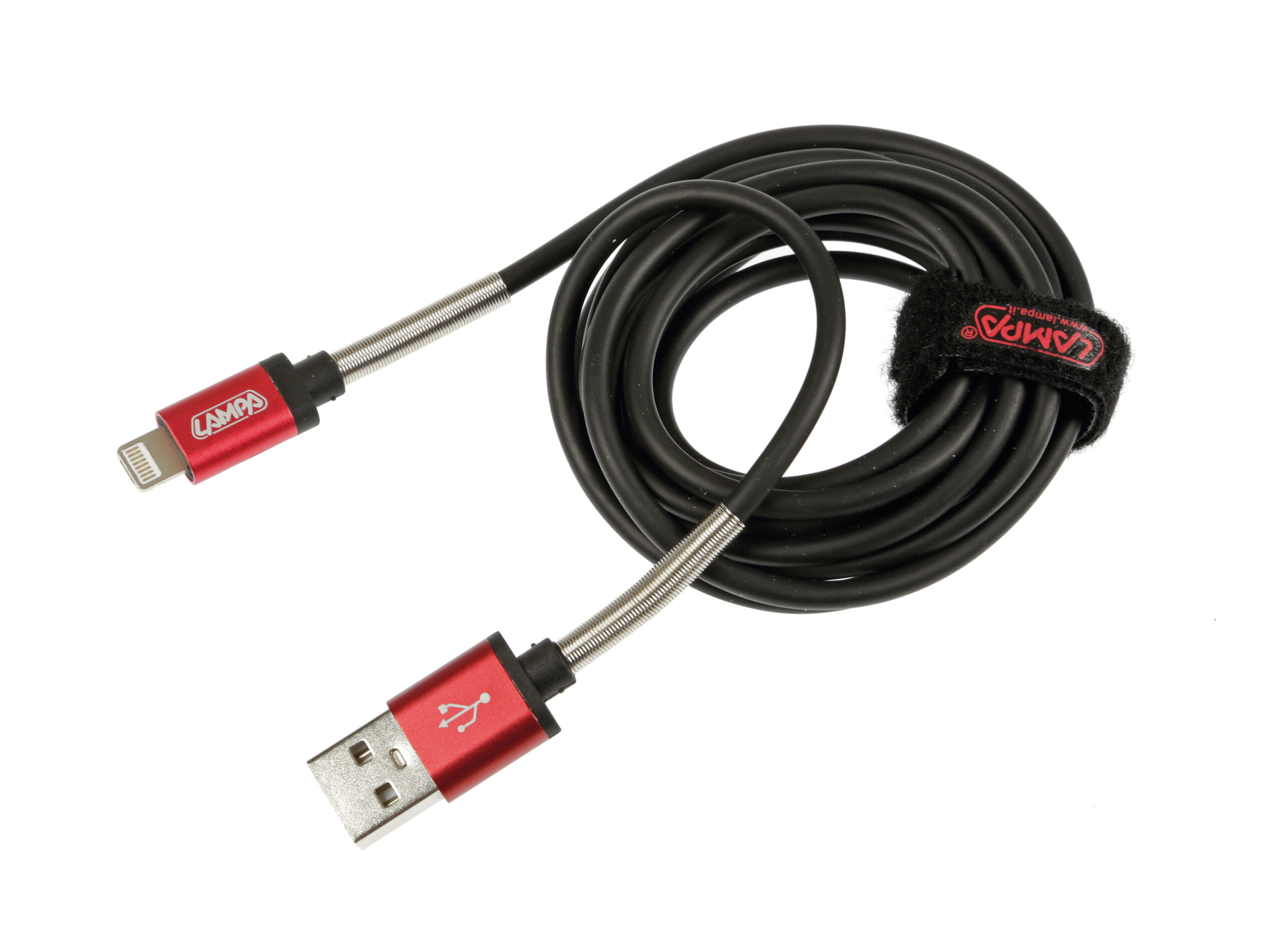 Cavo Universal, Usb > Apple 8 pin / Micro Usb - 200 cm - Nero - immagine 2