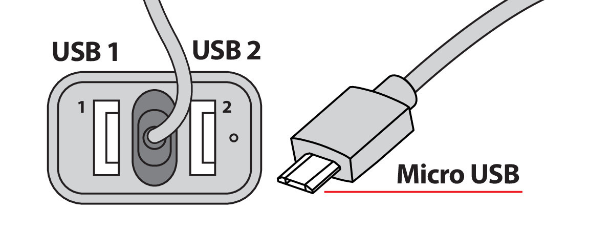 Caricabatteria Micro Usb con 2 porte Usb - Fast Charge - 5800 mA - 12/24V - immagine 6