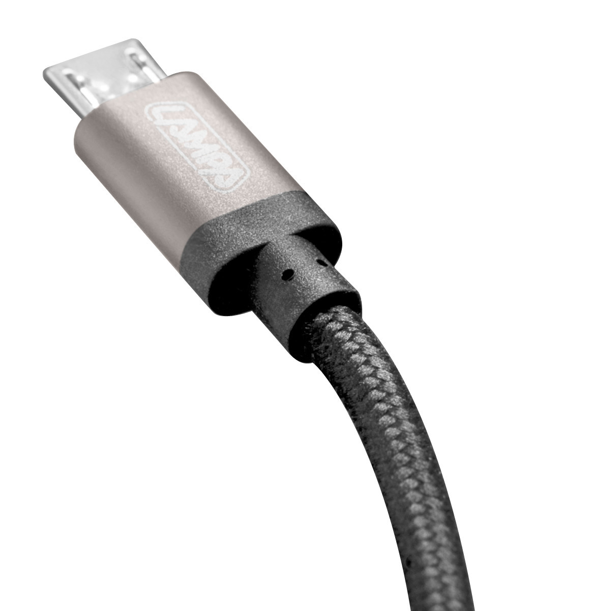 Cavo rinforzato Usb > Micro Usb - 100 cm - Nero - immagine 2