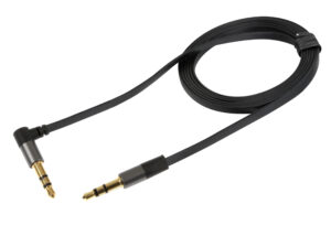 Phixia 90°, cavo AUX-AUX - 120 cm - Nero