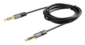 Phixia, cavo AUX-AUX - 120 cm - Nero