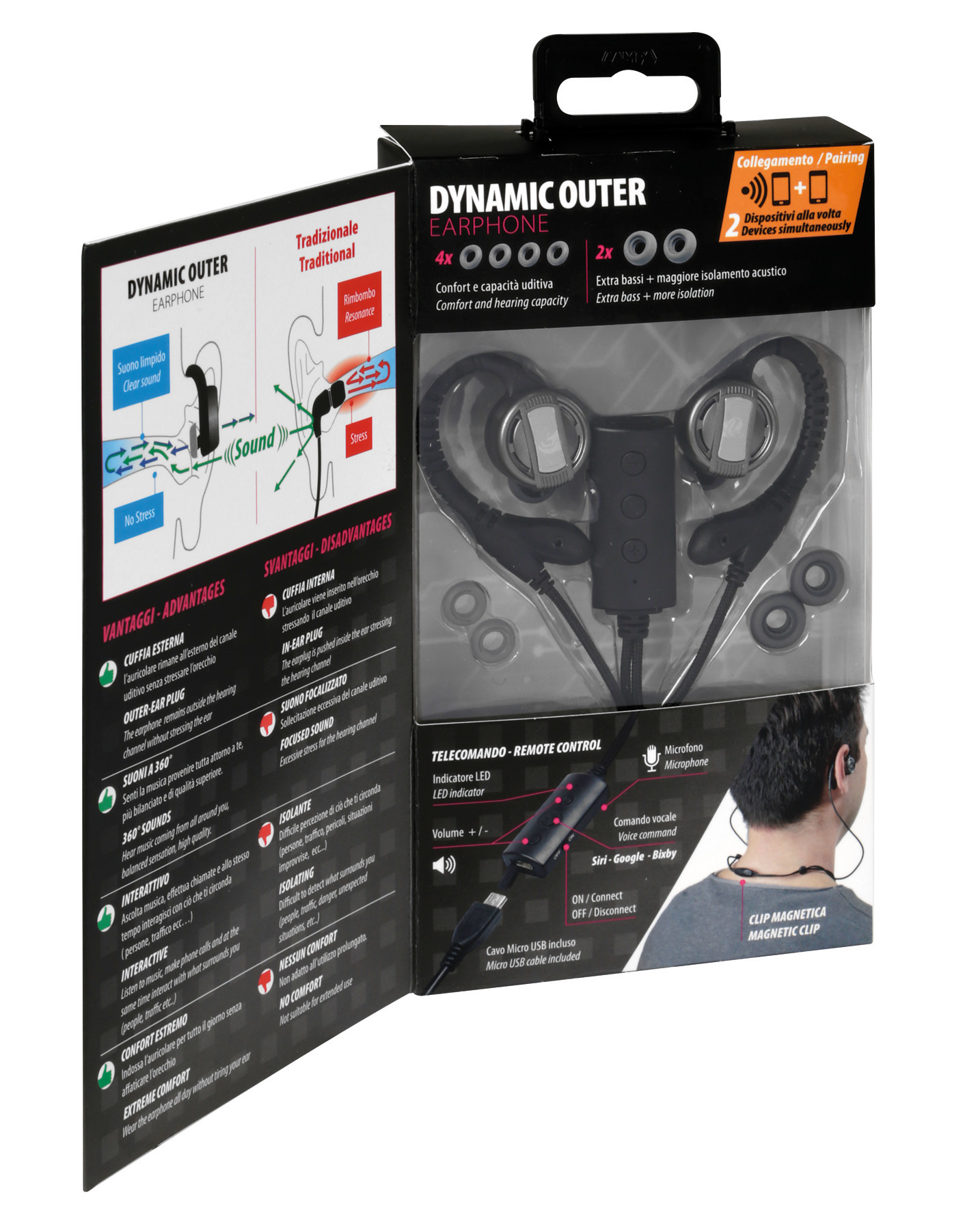 Dynamic Outer, auricolare stereo Bluetooth - immagine 8