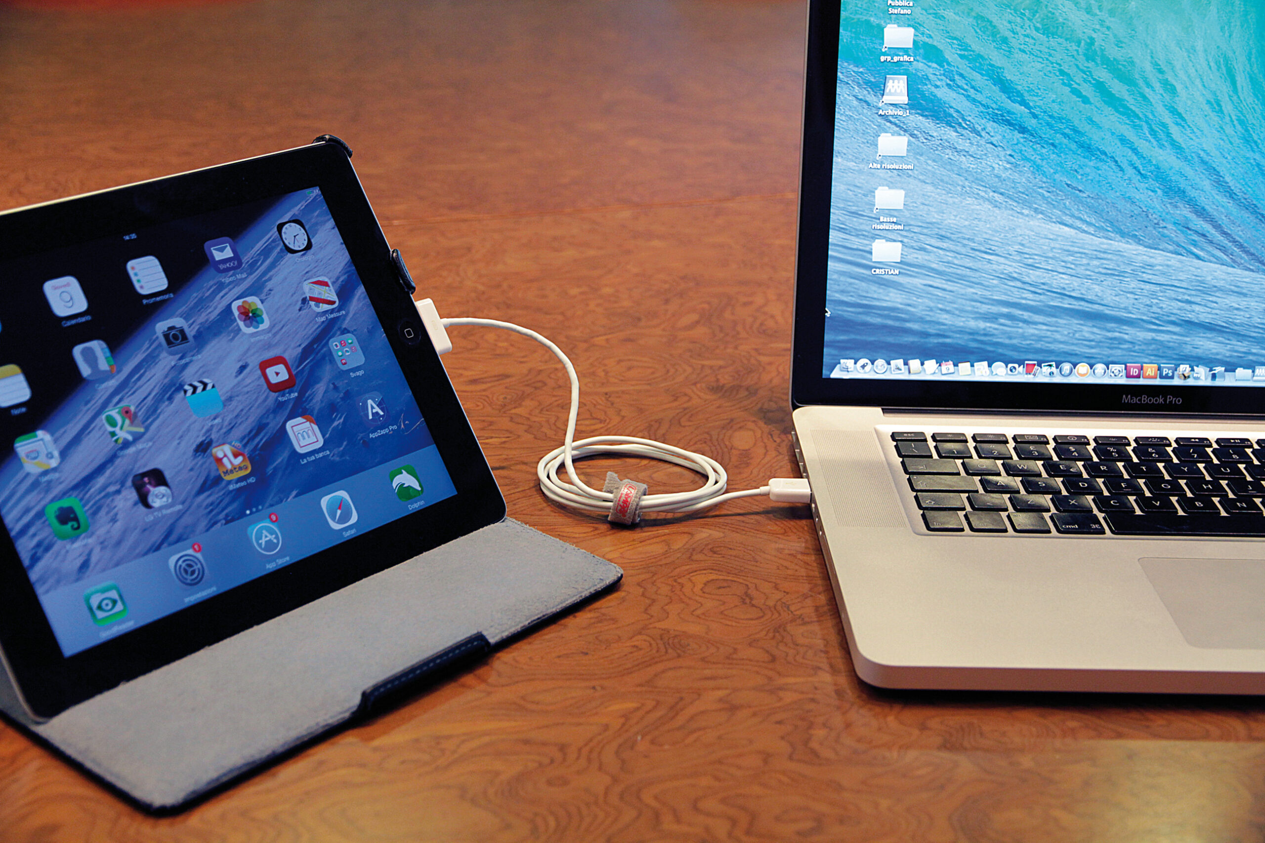 Cavo Usb > Apple Dock 30 Pin - 100 cm - Bianco - immagine 4