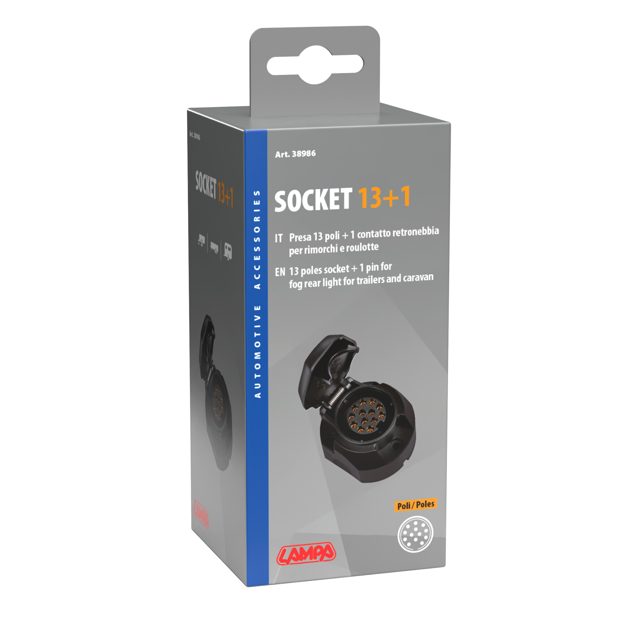 Presa 13 poli + 1 contatto retronebbia - immagine 4