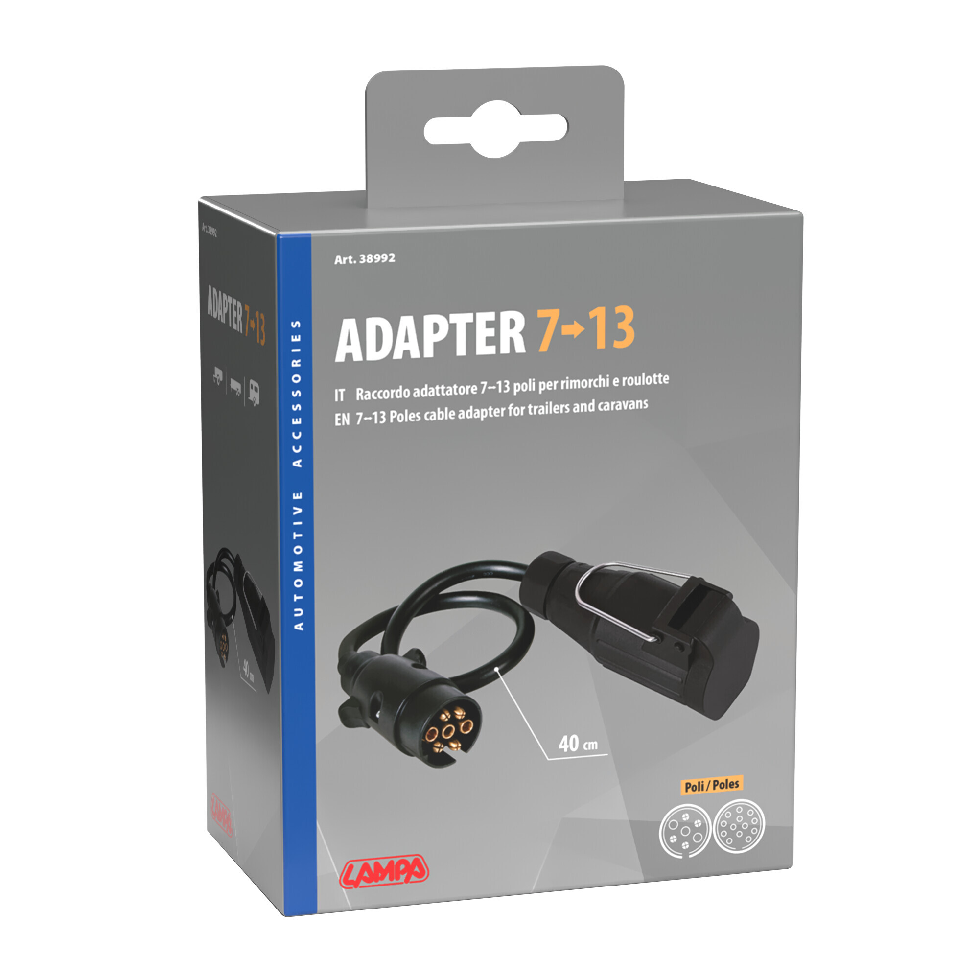 Adattatore 7<->13 poli con cablaggio da 40 cm - immagine 4