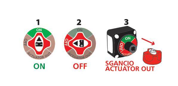 Interruttore stacca batteria a 3 posizioni - 12/50V - immagine 5
