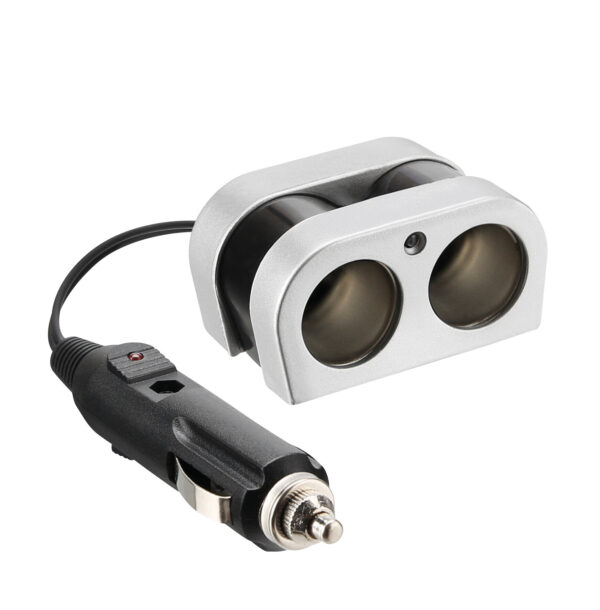 Presa corrente doppia con prolunga 12/24V