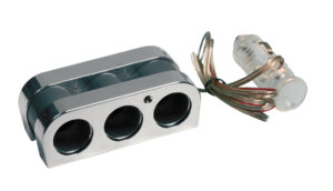 Presa corrente tripla con prolunga 12/24V