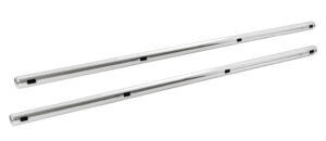 Barre per minigonne, 4 fori - compatibile per Daf XF 106 (10/12>05/21) Passo 3800, Scarico laterale lato passeggero