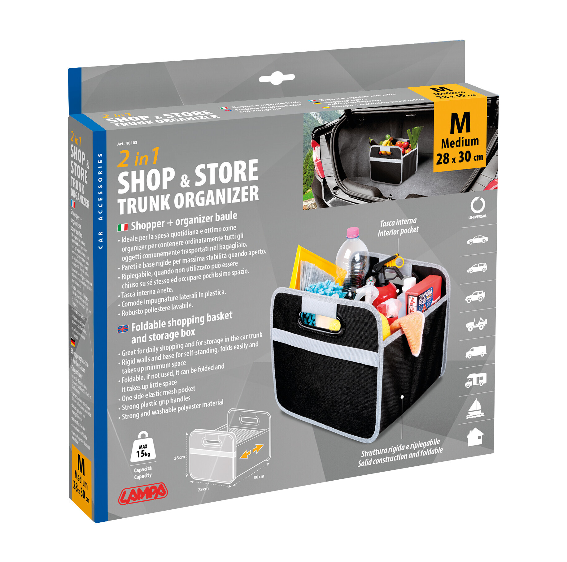 Shop & Store, organizer baule pieghevole - M - immagine 5