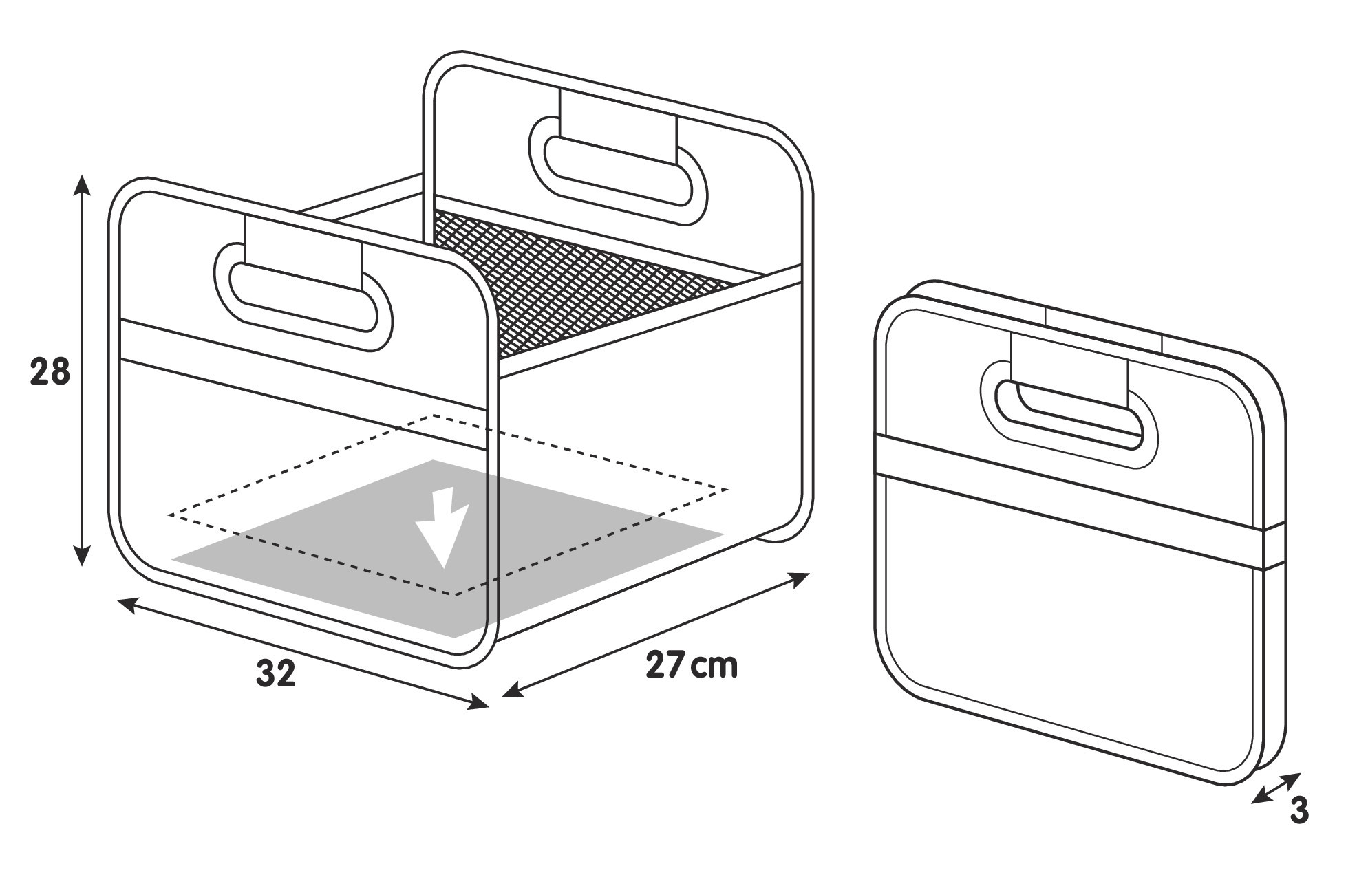 Shop & Store, organizer baule pieghevole - M - immagine 12