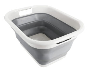 Bacinella pieghevole con manici