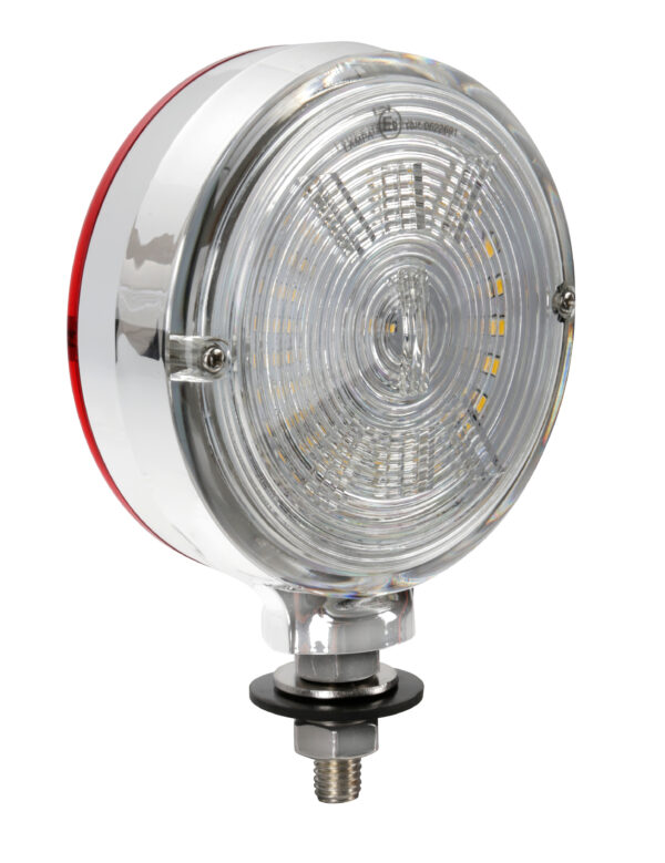 Loki-Star, luce decorativa, doppia funzione - 54 Led - 12/24V - Rosso/Bianco