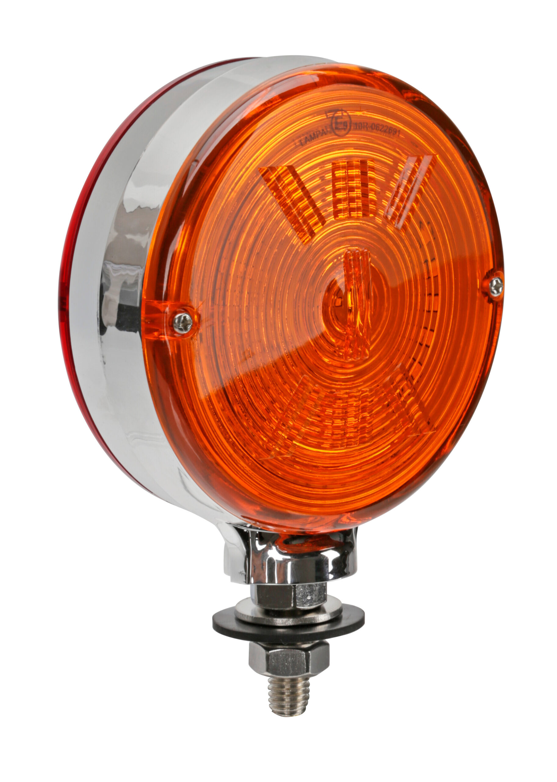 Loki-Star, luce decorativa, doppia funzione - 54 Led - 12/24V - Rosso/Arancio