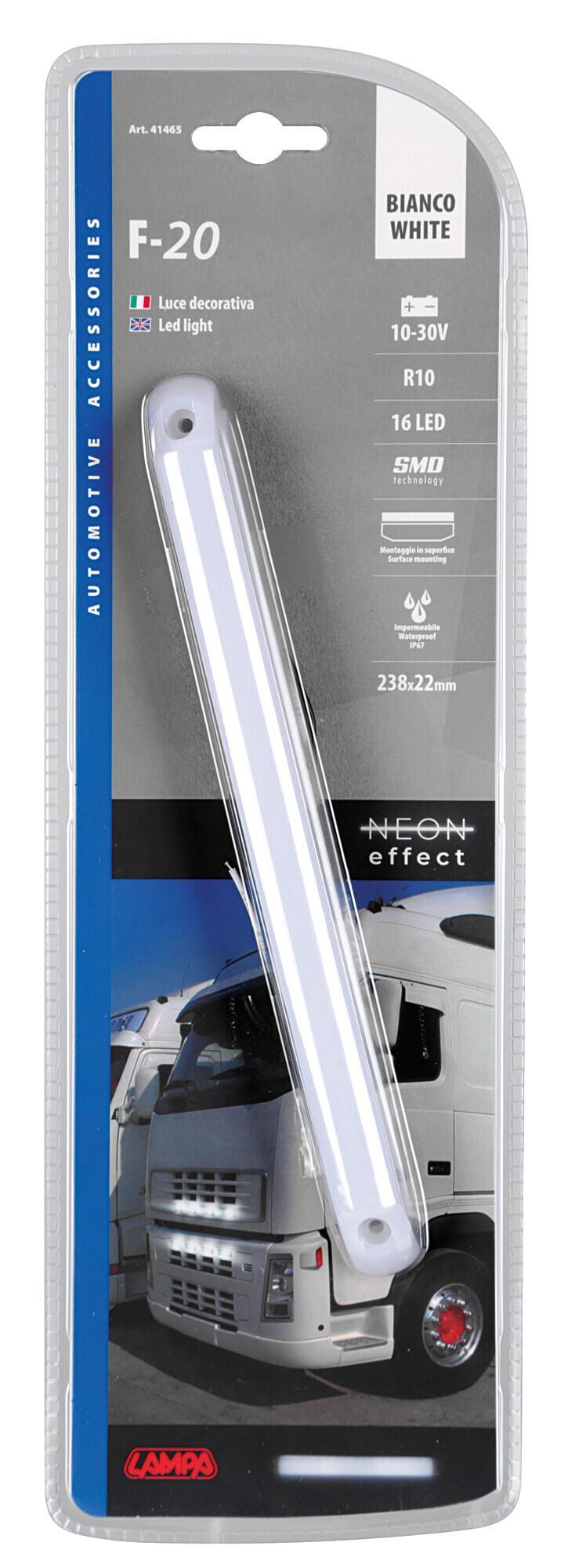 Luce decorativa - 16 Led - 12/24V - Bianco - immagine 5