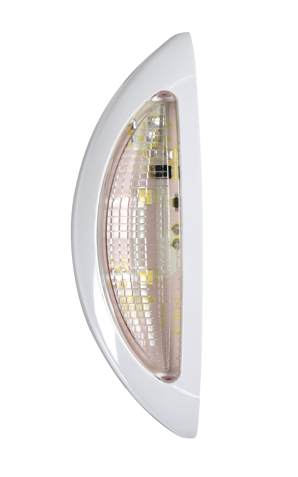 Luce ingombro - 4 Led - 12/24V - Bianco/Rosso - Scocca bianco 3 Luce ingombro - 4 Led - 12/24V - Bianco/Rosso - Scocca bianco - immagine 3