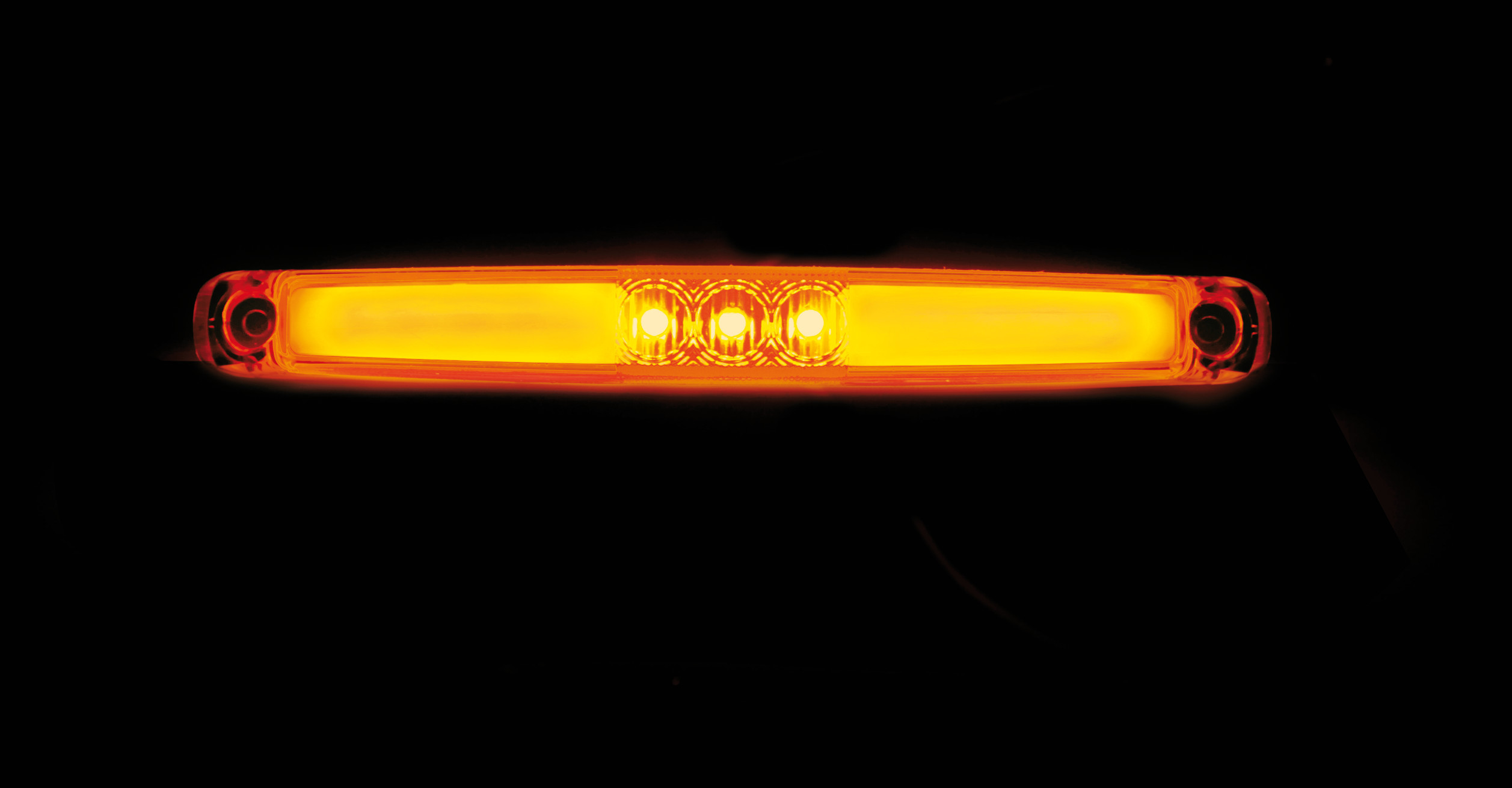 Luce ingombro - 15 Led - 12/24V - Arancio 2 Luce ingombro - 15 Led - 12/24V - Arancio - immagine 2