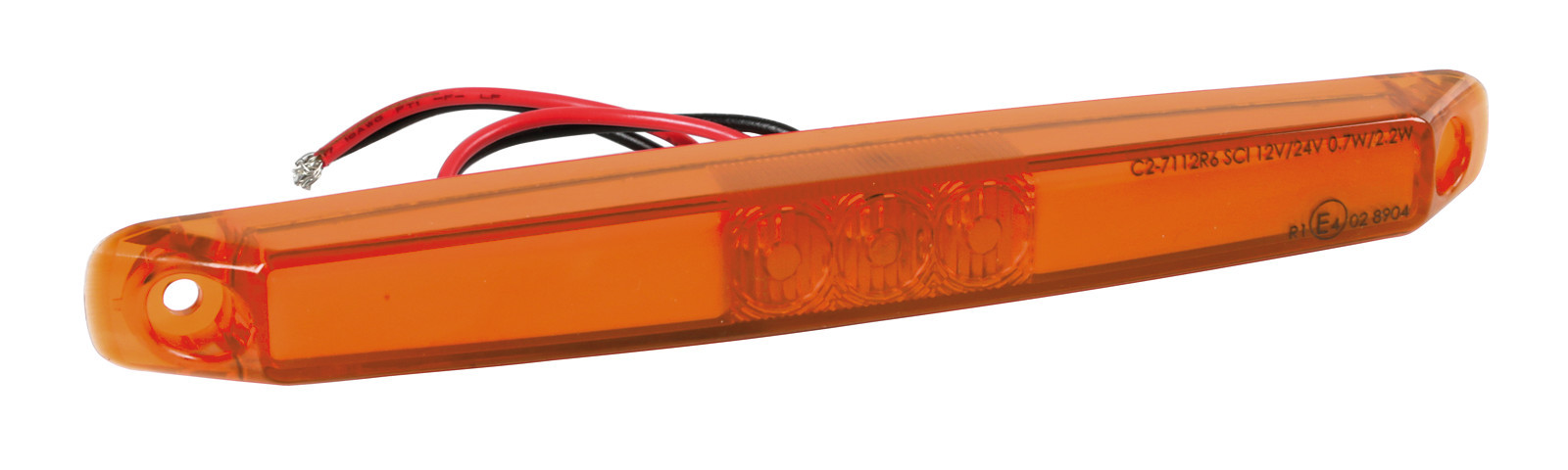 Luce ingombro - 15 Led - 12/24V - Arancio 1 Luce ingombro - 15 Led - 12/24V - Arancio