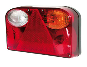 Deluxe, fanale posteriore 6 funzioni 12V - Destro