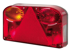 Deluxe, fanale posteriore 6 funzioni 12V - Sinistro